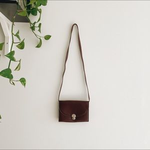 Mini (faux) leather purse